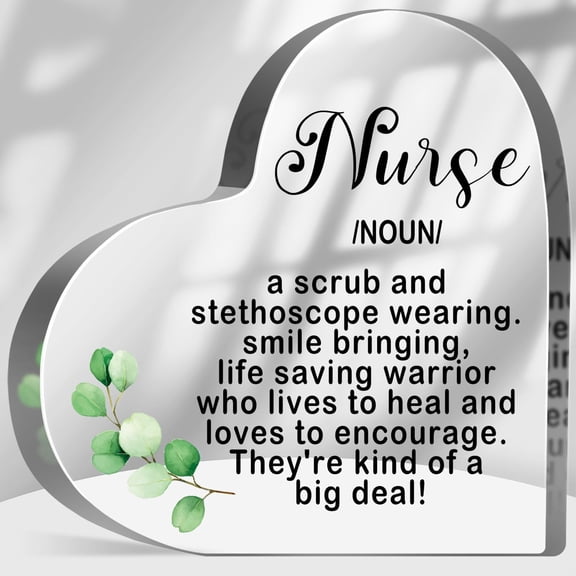 Thank You Gifts for Nurse Appreciation Week Funny Nurse Definition Sign Nurse Office Decor Appreciation Keepsake Gift for Women Nurse Inspirational Gift for Nursing School Students