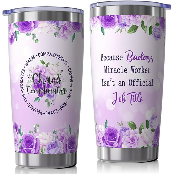 Thank You Gifts for Women, Boss, Coworker, Manager, Office, Teacher, Nurse - Administrative Professional Day Gifts - Chaos Coordinator Gifts, Boss Lady Gifts - Birthday Gifts for Women