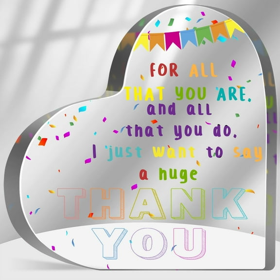 Thank You Gifts for Women, Funny Office Appreciation Sign Gifts, Thank You Presents for Friends Coworker Employees Boss, Thank You For All That You Do Plaque for Office Desk