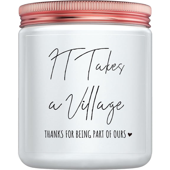 Thank You Gifts for Women - Teacher Appreciation Gifts, Candle Gift for Nanny Babysitter Coach Day Care, Thanksgiving & Christmas Day Gift for Teachers Friends