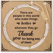 Thank You Gifts for Women, Inspirational Gifts Crystal Bracelets Appreciation Gifts for Friends Teacher Coworkers Leader Boss Nurse