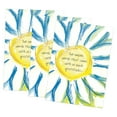 thumbnail image 1 of Thank You Greeting Card (5" x 7") by Art from the Heart | 3 Pack + 3 Envelopes (Two Words of Gratitude), 1 of 5