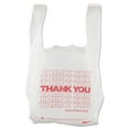 thumbnail image 1 of Thank You High-Density Shopping Bags, 8" x 16", White, 2,000/Carton, 1 of 2