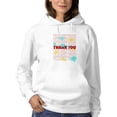 thumbnail image 1 of Thank You! Hoodie Women -GoatDeals Designs, Female Large, 1 of 4