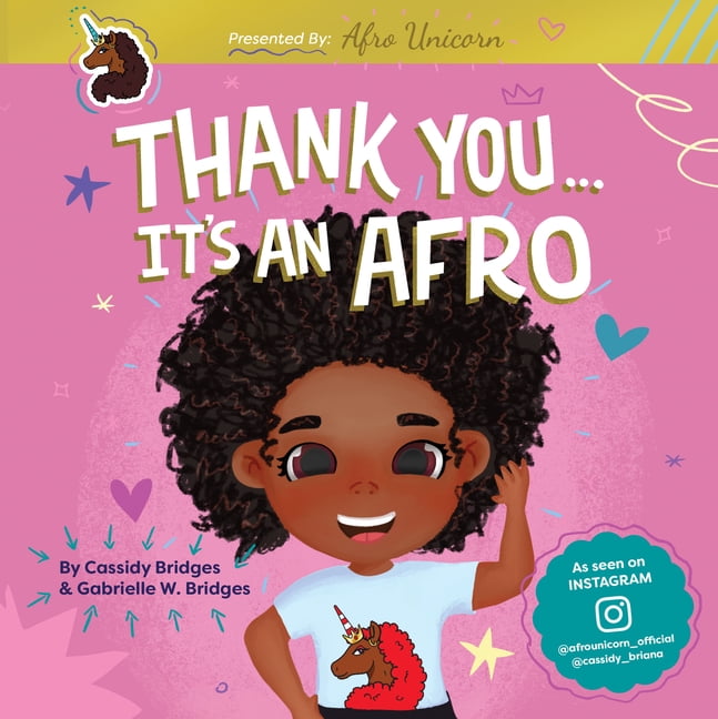 Thank You, It's an Afro Hardcover Kids' Book