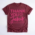 thumbnail image 1 of Thank You Jesus for Everything Christian T-Shirt, Faith Graphic Tee, 1 of 4