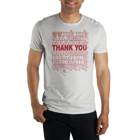 Thank You Languages T-Shirt-Medium