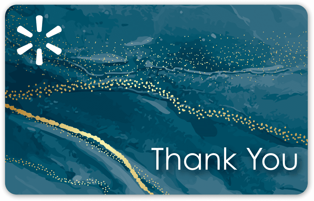 Thank You Marble Walmart Gift Card