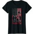 thumbnail image 1 of Thank You Memorial Day Veteran Military Flag Design American T-Shirt, 1 of 3