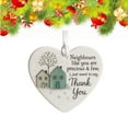 thumbnail image 1 of Thank You Neighbours Heart, Shaped Ornament, Neighbours Like You are Good & Few Appreciation Gifts for Neighbor, Christmas Ornament for Adults Female Male Neighbor Moving Away Gifts, 1 of 4