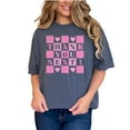 thumbnail image 1 of Thank You Next, Pink Text Girl Quote Art, Sassy Girls Themed Merch, Denim Comfort Colors T-Shirt, Small, 1 of 1