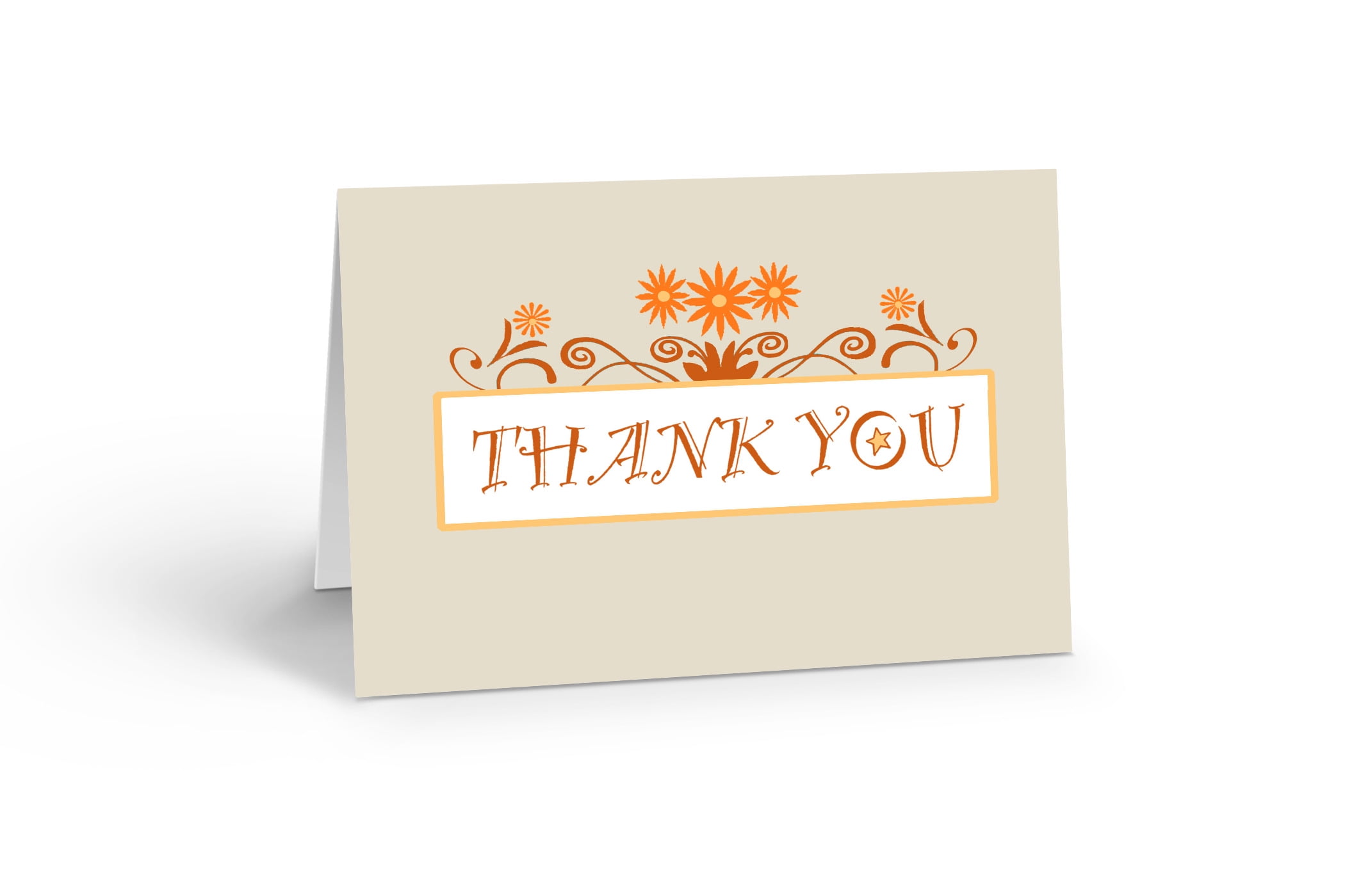Thank You Note Card w/Flowers - 10 Boxed Note Cards & Envelopes - 14381 ...