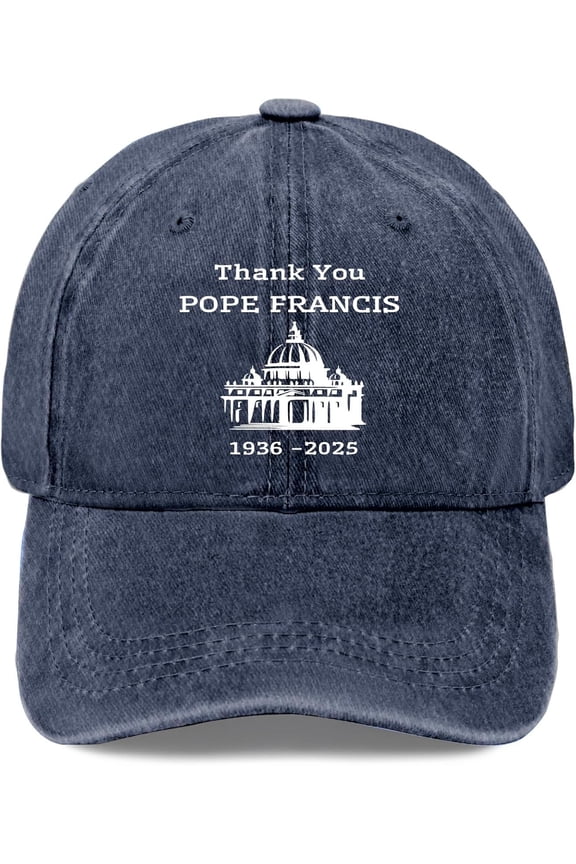 Thank You Pope Francis Hats Vintage Baseball Caps Adjustable Dad Hat Crazy Funny Custom Gifts For Unisex