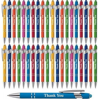 Fumete 30 Pcs Teacher Pens with Stylus Tip Teacher Appreciation Gift Pens  Thanks Teacher Touch Pens Ballpoint Pens with Thanks Words Teacher  Valentine