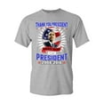 thumbnail image 1 of Thank You President Barack Obama 44th President USA Flag DT Adult T-Shirt Tee, 1 of 2