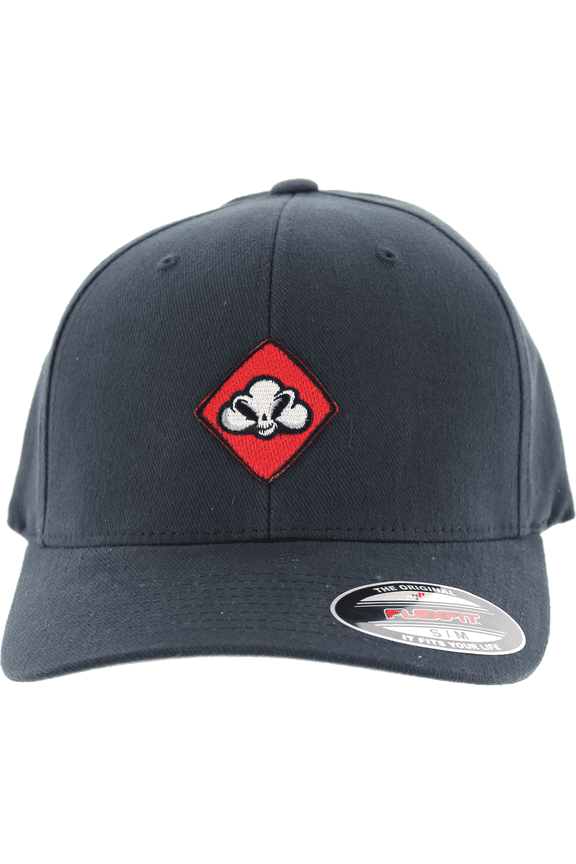 Thank You Reaper Cloud Adjustable Hat Navy Flexfit
