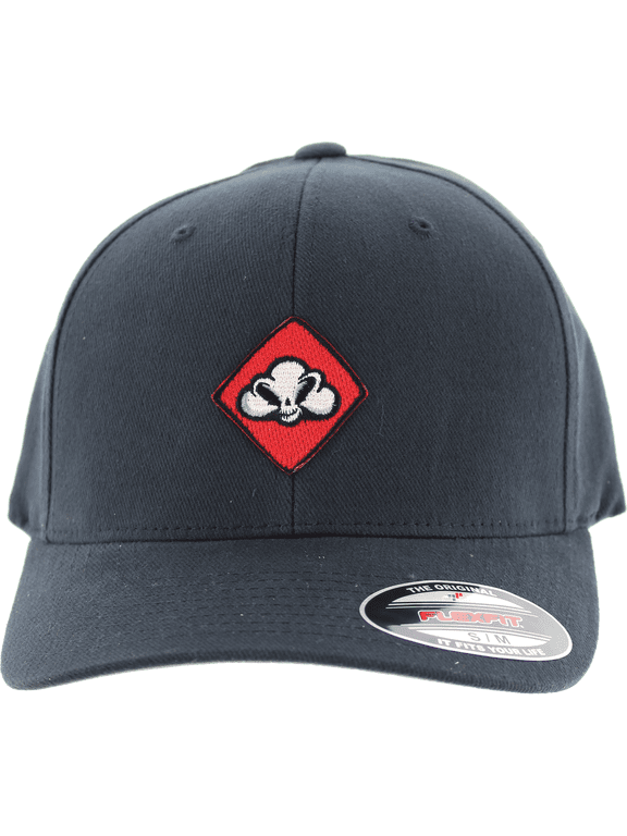 Thank You Reaper Cloud Adjustable Hat Navy Flexfit