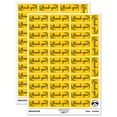 thumbnail image 1 of Thank You Rose Details Sticker Set - Yellow - Gloss Finish - 1.5" Small, 1 of 7