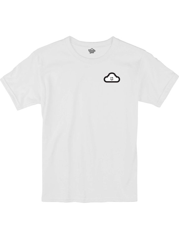 Cloudy Short Sleeve T-Shirt White, X-Large, Men's