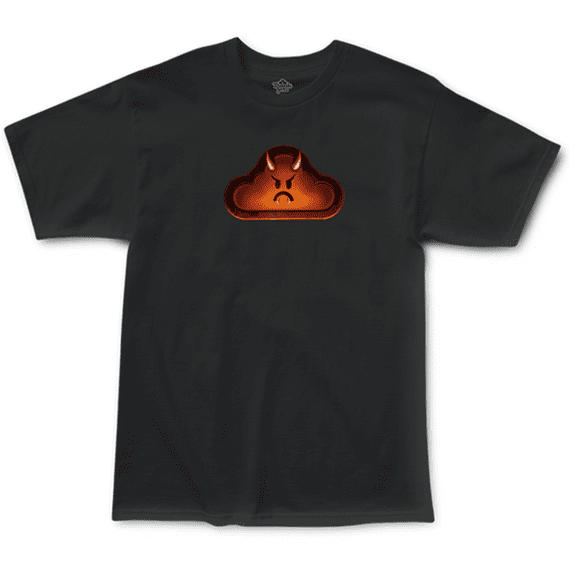 Thank You Skateboards Flame On Short Sleeve T-Shirt Black, Small, Men's
