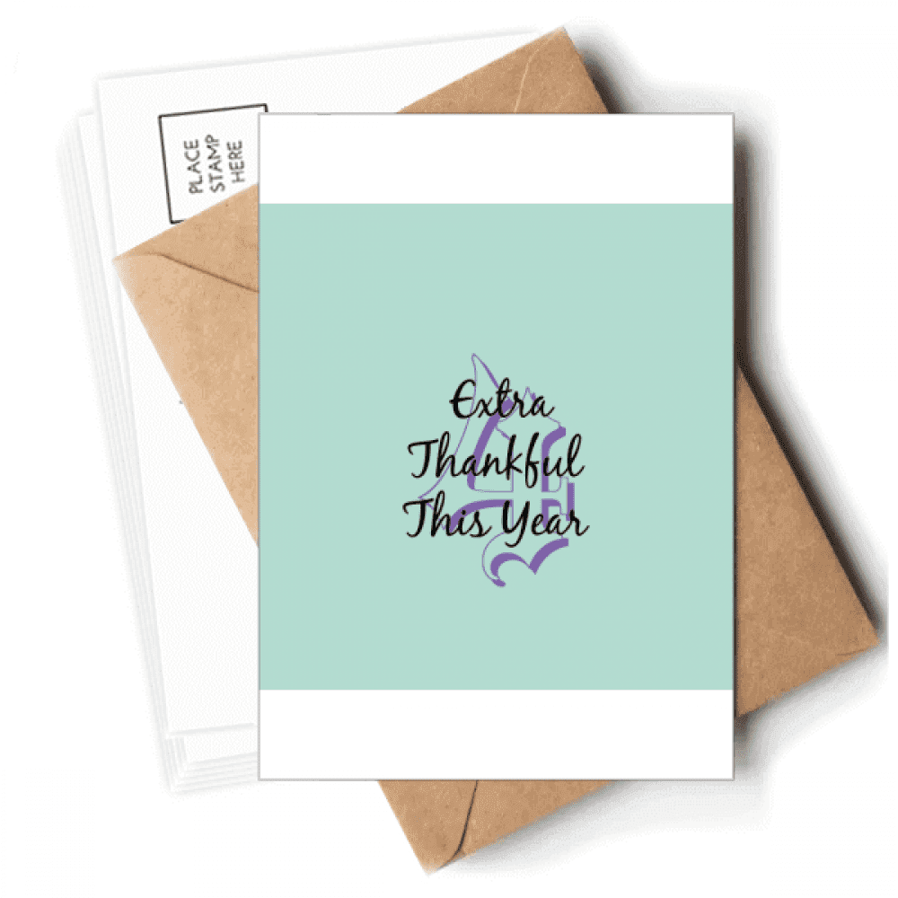 Thank You Special Year Four Postcards Envelopes Blank Note Cards Mailing