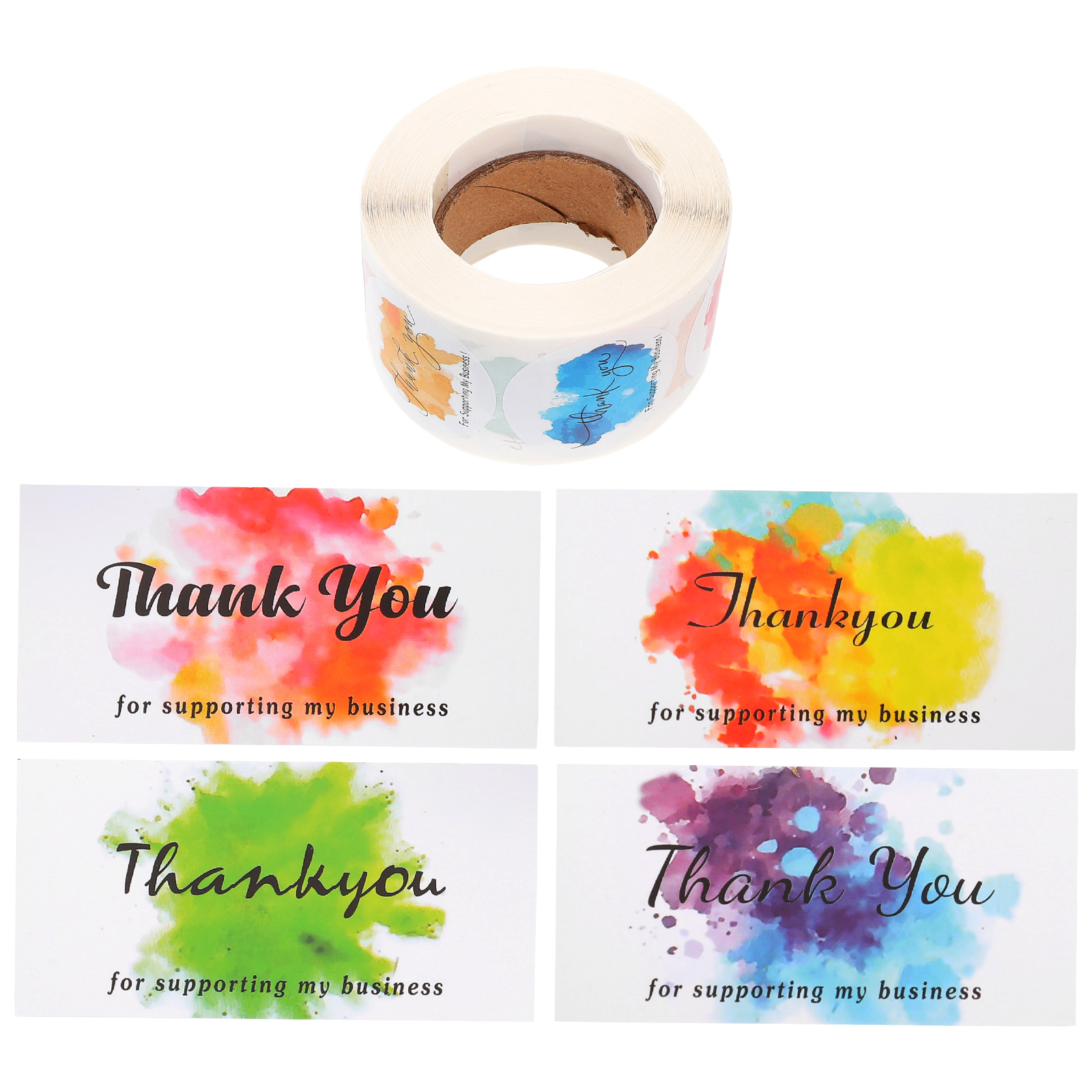 Thank You Sticker Card Seal Packing Supplies Cards Envelope Sealing