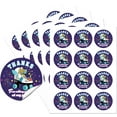thumbnail image 1 of Thank You Sticker Labels Roller Skating Theme Party Circle Stickers 60Pcs Circle Stickers 2" Self-Adhesive Convenient Party Circle Stickers for Party Favors Envelope Seals & Goodie Bags, 1 of 6