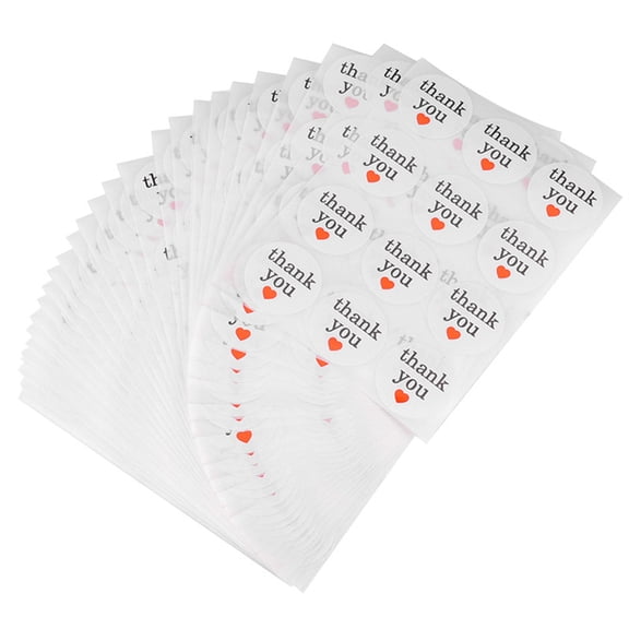 Thank You Stickers For Small Business, Personalized Labels With Custom Business Name, Easy Peel &amp; Stick Water Resistant Material, Aesthetically Designed, Professionally