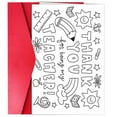 Thank You Teacher Card Great Teacher Appreciation Card From Students ...