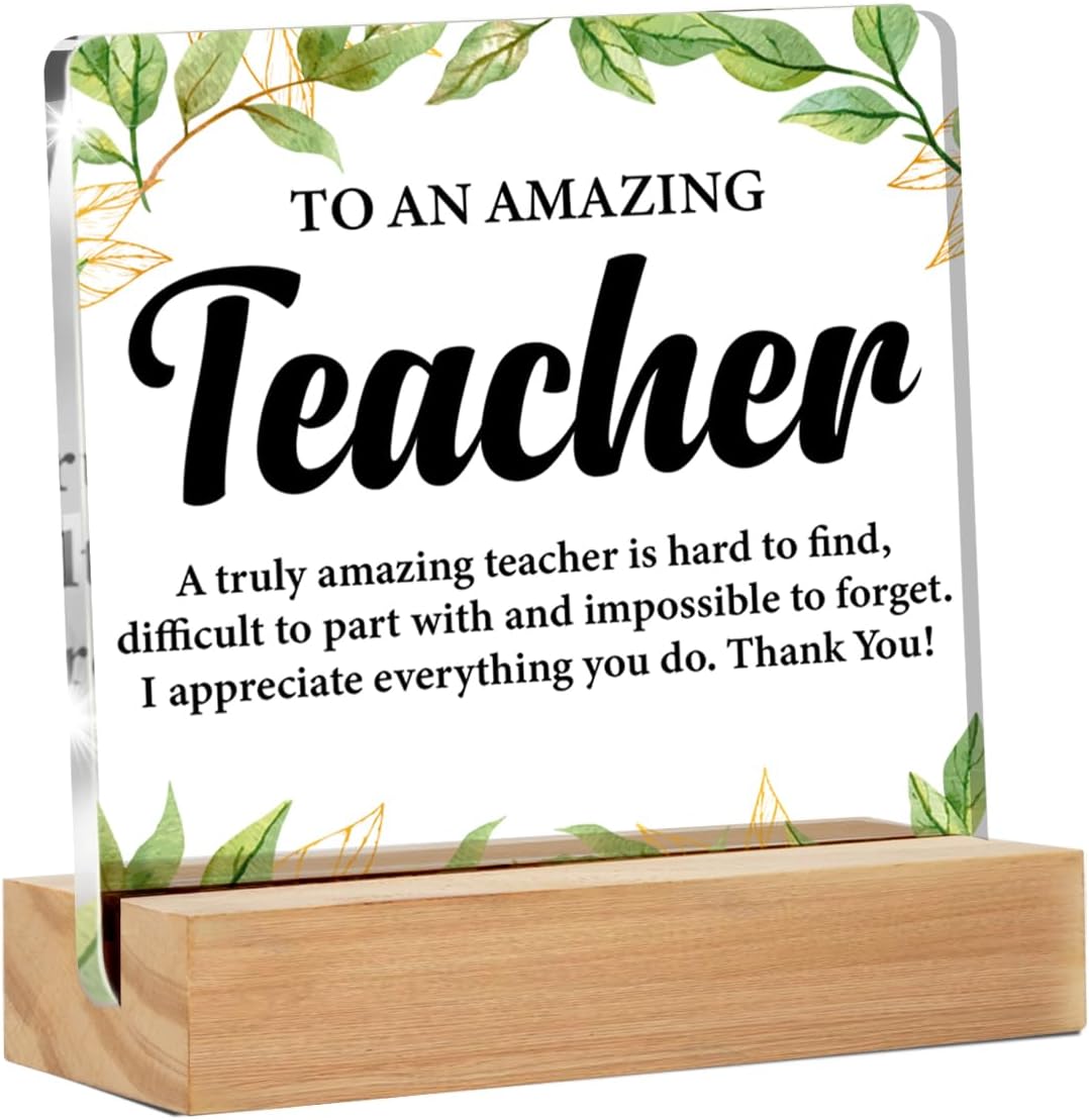 Thank You Teacher Gifts for Women Men, Teacher Appreciation Gifts, to ...