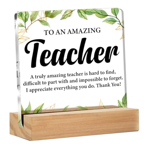 Thank You Teacher Gifts for Women Men, Teacher Appreciation Gifts, to ...