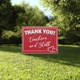 thumbnail image 1 of Thank You Teachers and Staff, Making a Difference, Yard Sign, Printed 2-Sided -18 x 12,24x18 or 36x24, Metal H-Stake Included, v4, 1 of 7