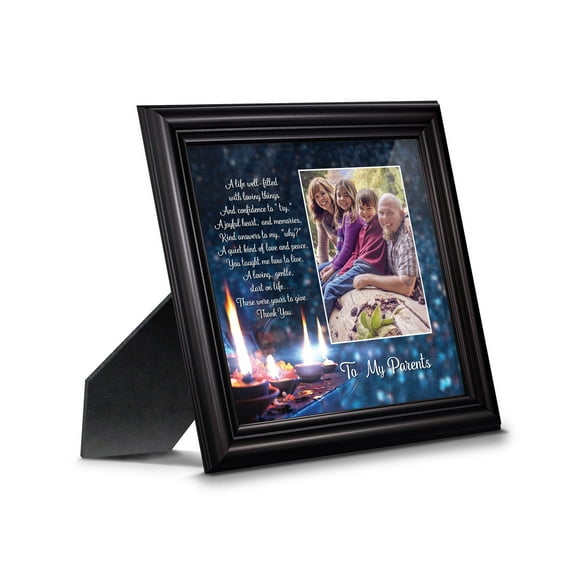 Thank You To My Parents, Appreciation for Parents Framed Poem, 6319B