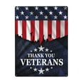 thumbnail image 1 of Thank You Veteran Metal Sign Decor Tin Hanging Picture Wall Decoration 12x16 Inches, 1 of 4