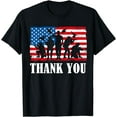 thumbnail image 1 of Thank You! Veterans Day & Memorial Day Partiotic Military T-Shirt, 1 of 4