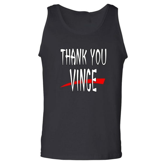 Thank You Vince McMahon Tank Top ADULT