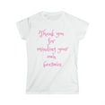 thumbnail image 1 of Thank You for Minding Your Own Beeswax Women's SlimFit Casual T-Shirt, 1 of 2
