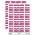 thumbnail image 1 of Thank You for Shopping Small Business Sticker Set - Light Pink - Matte Finish - 1.25" Mini, 1 of 7