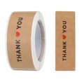 thumbnail image 1 of Thank You for Stickers 1x3 Inch 1 Roll Adhesive Rectangle Gift Seal Labels DIY, Business, 120 Count/Roll, 1 of 6