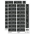 thumbnail image 1 of Thank You for Supporting Small Business with Border Sticker Set - Black - Gloss Finish - 2.00" Large, 1 of 7