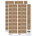 thumbnail image 1 of Thank You for Supporting Small Business with Border Sticker Set - Brown - Matte Finish - 2.00" Large, 1 of 7