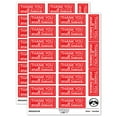 thumbnail image 1 of Thank You for Supporting Small Business with Border Sticker Set - Red - Gloss Finish - 2.00" Large, 1 of 7