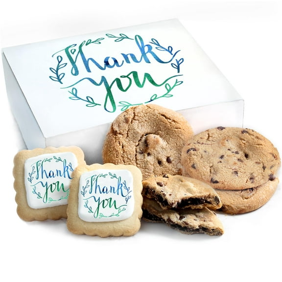 Thank You gift Basket IEF31 Cookies Employee Appreciation | INDIVIDUALLY WRAPPED | Chocolate Chip For Men Women Kids | Corporate Events | Large Cookies | Nurses Staff Teachers Workers