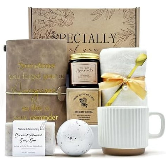 Thank You gift Set for Women & Men - New Employee Welcome, Coworker Farewell, Teacher Appreciation, Office Gift Baskets for Social Worker, Secretary, Going Away Gift$$