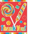 thumbnail image 1 of Thank Yous Card And Envelopes 8 Pack Sugar Buzz, 1 of 1