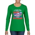 thumbnail image 1 of Thank a Farmer Thank a Veteran Eat In Peace Female Graphic Long Sleeve T-Shirt, Kelly, 2XL, 1 of 3