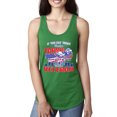 thumbnail image 1 of Thank a Farmer Thank a Veteran Eat In Peace Ladies Racerback Tank Top, Kelly, X-Large, 1 of 3