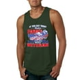 thumbnail image 1 of Thank a Farmer Thank a Veteran Eat In Peace Male Graphic Tank Top, Forest Green, 3XL, 1 of 3