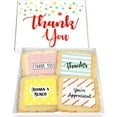 thumbnail image 1 of Thank You Gift Basket Cookies for Men Women Co workers Teacher | Individually Wrapped | 4 Pack | Appreciation Box, 1 of 5