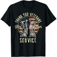 thumbnail image 1 of Thank you Veterans For Your Service Veterans Day T-Shirt, 1 of 4